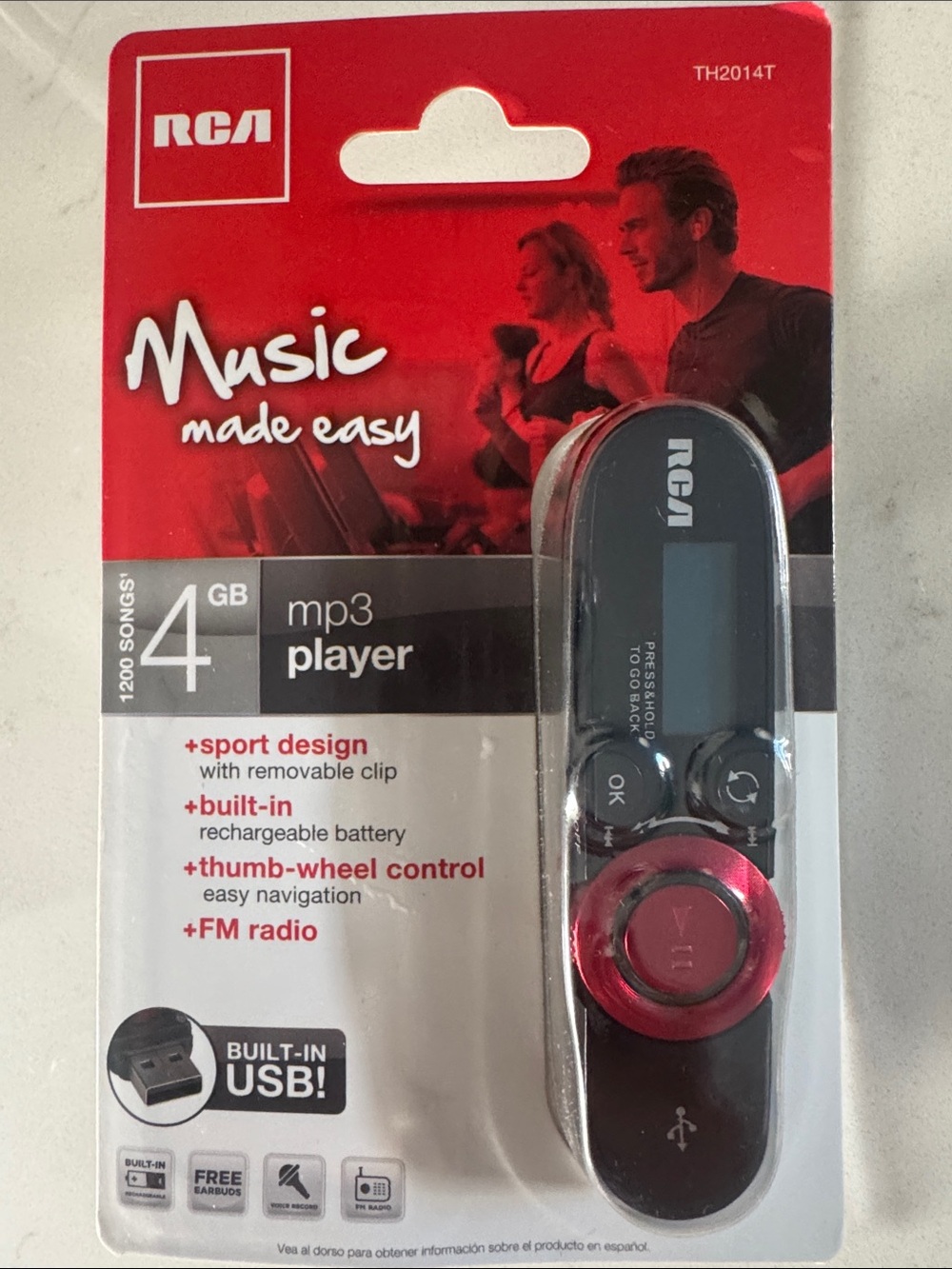 RCA 4GB MP3 Player NWT